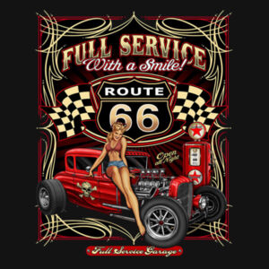 CAMISETA PERSONSLIZADA ROUTE 66 HOT ROD Design