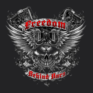 SUDADERA PERSONALIZADA MOTEROS FREEDOM SKULL Design