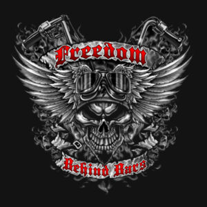 CAMISETA PERSONALIZADA MOTEROS FREEDOM SKULL Design