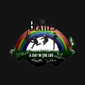 CAMISETA PERSONALIZADA THE BEATLES RAINBOW Design