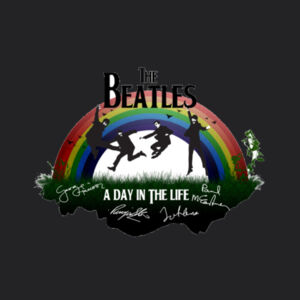 SUDADERA PERSONALIZADA THE BEATLES RAINBOW Design