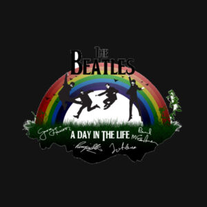 CAMISETA PERSONALIZADA THE BEATLES RAINBOW Design