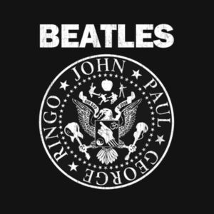 CAMISETA PERSONALIZADA THE BEATLES ESTILO RAMONES Design