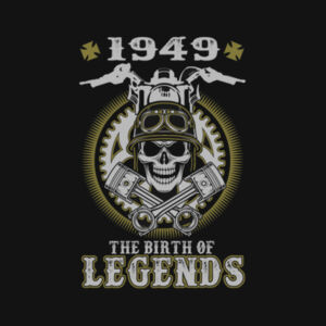 TANK TOP PERSONALIZADO MOTEROS SKULL 1949 Design