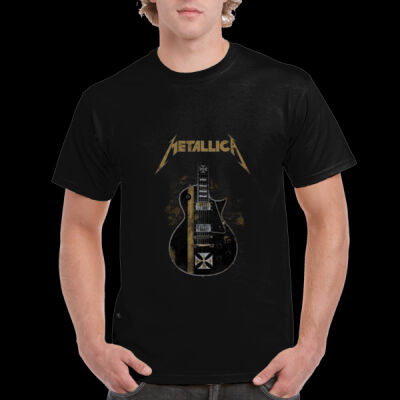 CAMISETA METALLICA GUITARRA THRAS METAL Thumbnail