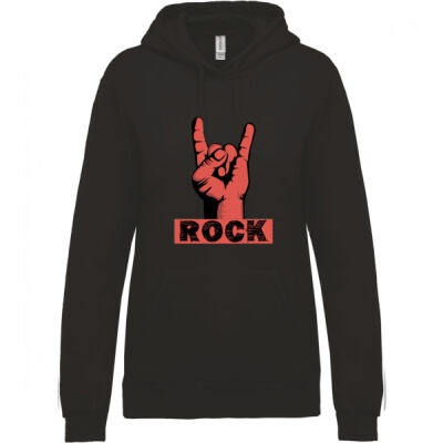 SUDADERA CAPUCHA MUJER ROCK Thumbnail