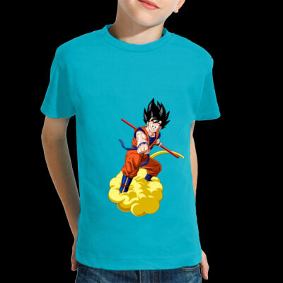 CAMISETA NIÑOS GOKU EN LA NUBE Thumbnail