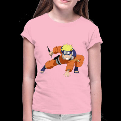 CAMISETA NIÑAS NARUTO EN ACCION Thumbnail
