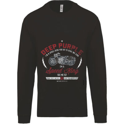 SUDADERA UNIXEX DEEP PURPLE SPEED KING Thumbnail