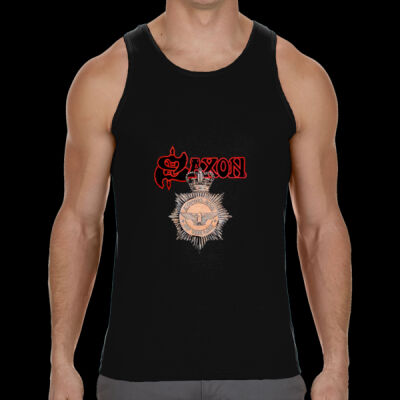 TANK TOP PERSONALIZABLE.HARD ROCK,HEAVY METAL,LOGO SAXON Thumbnail
