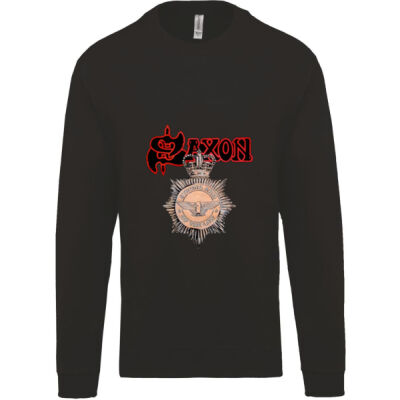 SUDADERA PERZONALIZABLE UNIXEX,HARD ROCK,HEAVY METAL.LOGO SAXON Thumbnail