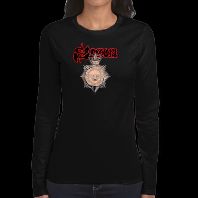 CAMISETA MUJER HARD ROCK,HEAVY METAL,LOGO SAXON Thumbnail
