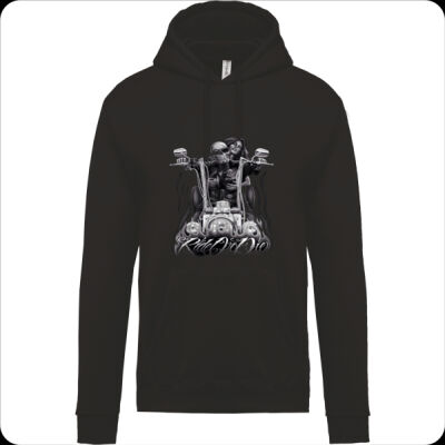 SUDADERA PERSONALIZADA MOTOS,SKULL,RIDE OR DIE Thumbnail