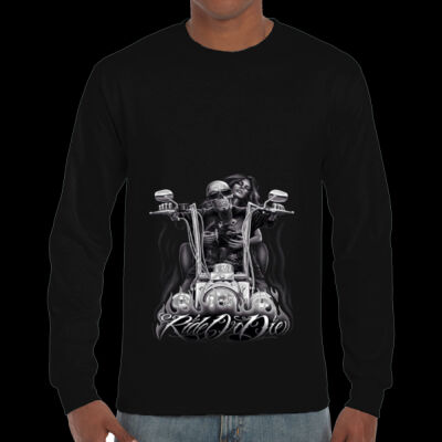 CAMISETA PERSONALIZADA MOTOS,SKULL,RIDE OR DIE Thumbnail