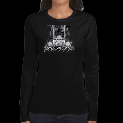 CAMISETA MUJER,MOTOS,SKULL,RIDE OR DIE  Thumbnail