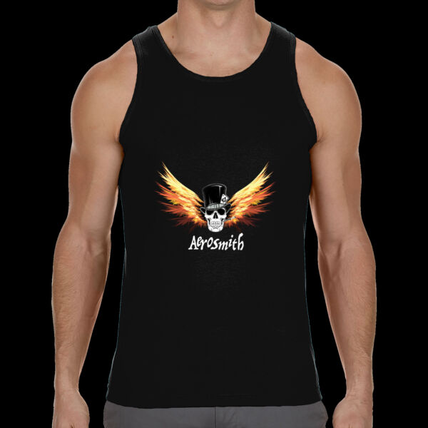 TANK TOP PERSONALIZADO AEROSMITH SKULL ROCK  Thumbnail