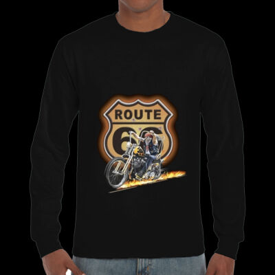 CAMISETA PERSONALZADA MOTEROS SKULL ROUTE 66 Thumbnail
