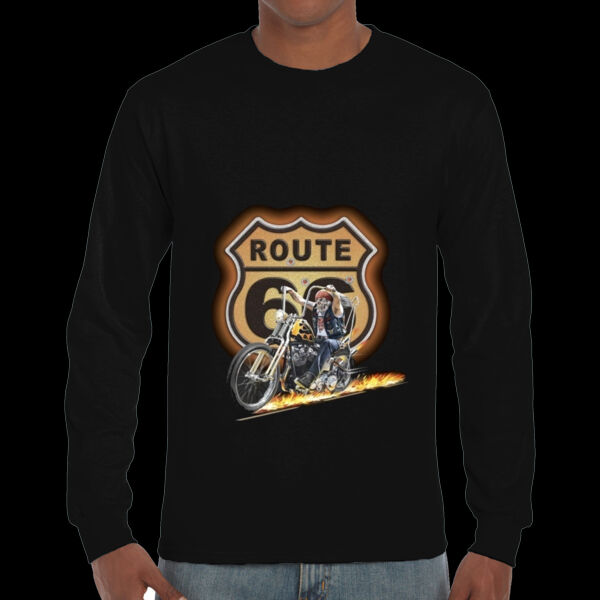 CAMISETA PERSONALZADA MOTEROS SKULL ROUTE 66 Thumbnail