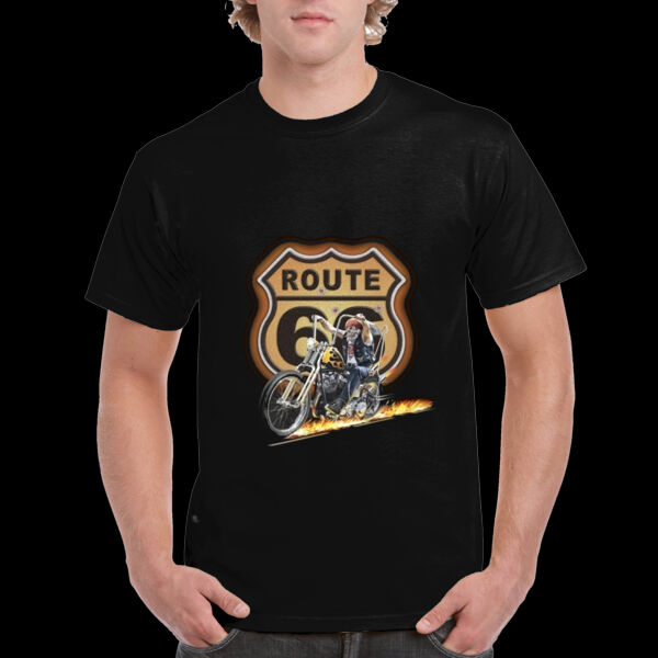 CAMISETA PERSONALZADA MOTEROS SKULL ROUTE 66 Thumbnail