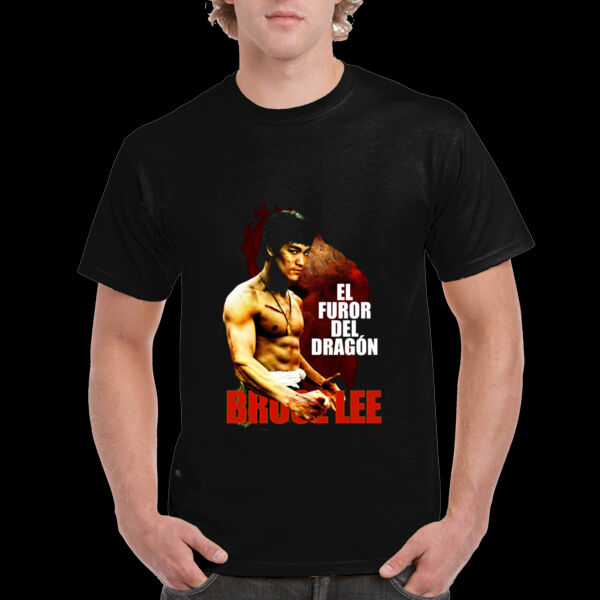CAMISETA DE PELICULA BRUCE LEE EL FUROR DEL DRAGON Thumbnail