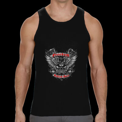 TANK TOP PERSONALIZADO MOTEROS FREEDOM SKULL Thumbnail