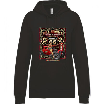SUDADERA MUJER PERSONALIZADA ROUTE 66 HOT ROD Thumbnail