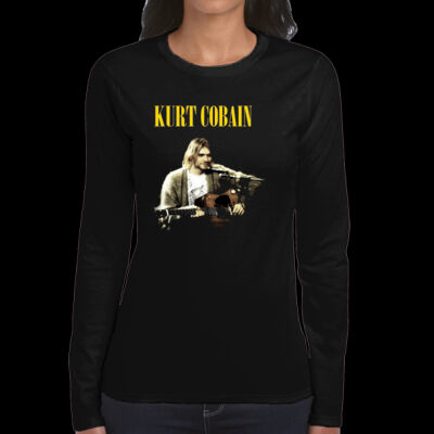 CAMISETA PERSONALIZADA MUJER GRUNGE KURT COBAIN NIRVANA Thumbnail