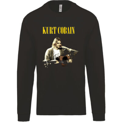 SUDADERA UNISEX PERSONALIZADA MUJER GRUNGE KURT COBAIN NIRVANA Thumbnail