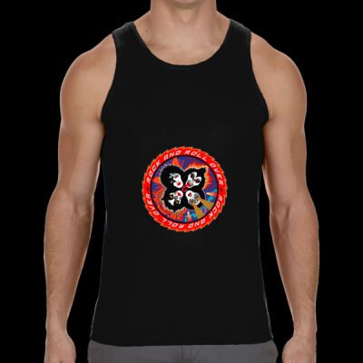 TANK TOP PERSONALIZADO  KISS ROCK AND ROLL Thumbnail