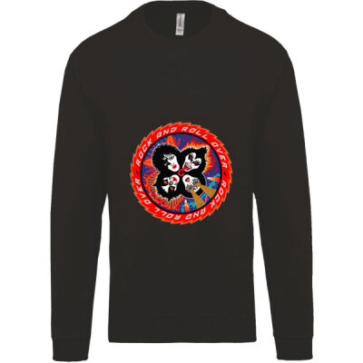 SUDADERA UNISEX PERSONALIZADA  KISS ROCK AND ROLL Thumbnail