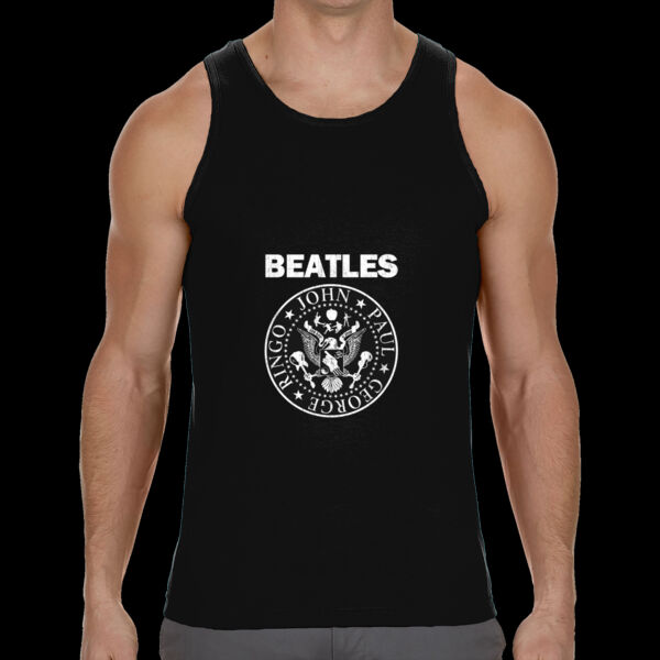 TANK TOP PERSONALIZADO THE BEATLES ESTILO RAMONES Thumbnail