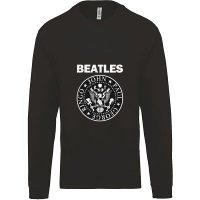 SUDADERA UNISEX PERSONALIZADA THE BEATLES ESTILO RAMONES Thumbnail
