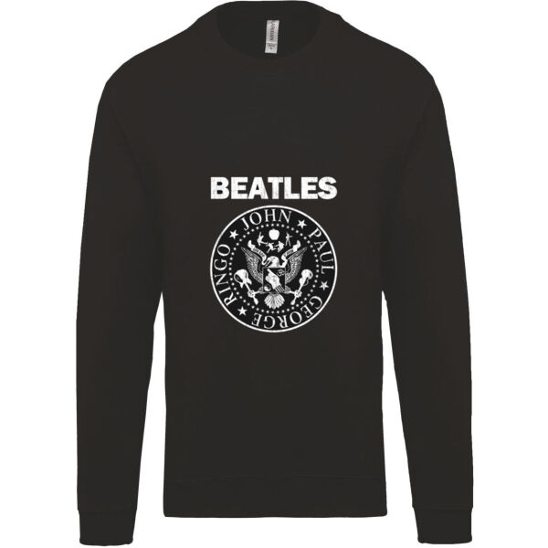 SUDADERA UNISEX PERSONALIZADA THE BEATLES ESTILO RAMONES Thumbnail