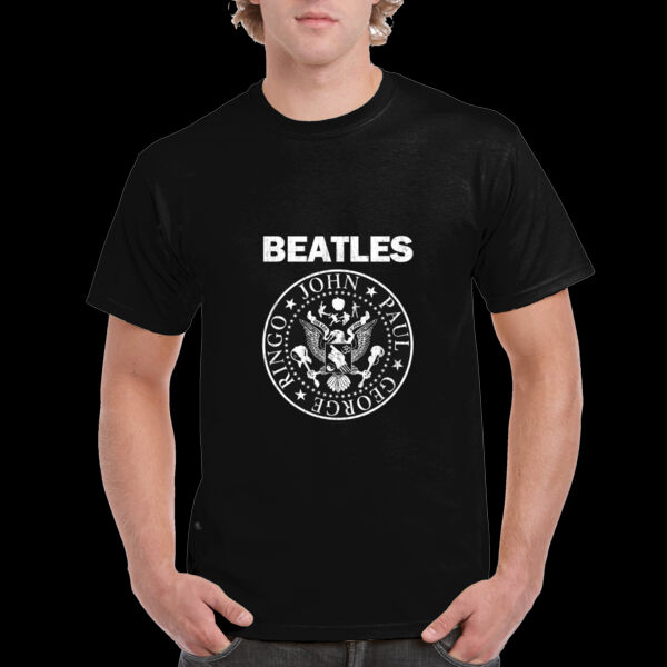 CAMISETA PERSONALIZADA THE BEATLES ESTILO RAMONES Thumbnail