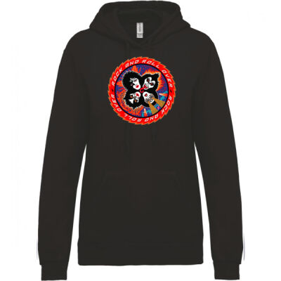 SUDADERA MUJER PERSONALIZADA KISS ROCK AND ROLL OVER  Thumbnail