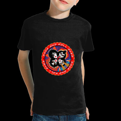 CAMISETA NIÑOS PERSONALIZADA KISS ROCK AND ROLL Thumbnail