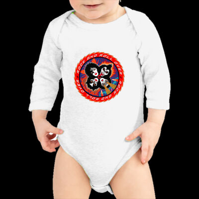 BODY BEBE PERSONALIZADA KISS ROCK AND ROLL Thumbnail